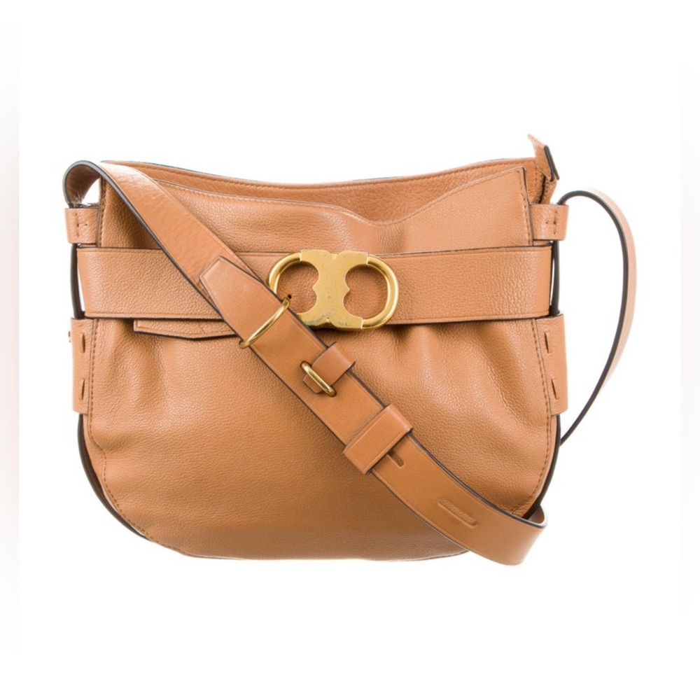 Tory Burch Gemini Link Leather Crossbody Bag